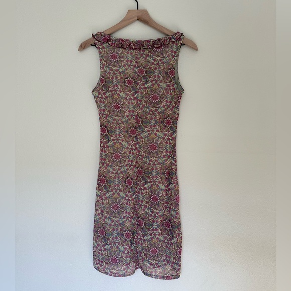 RAMPAGE Floral Y2K Sleeveless Dress - Picture 5 of 5